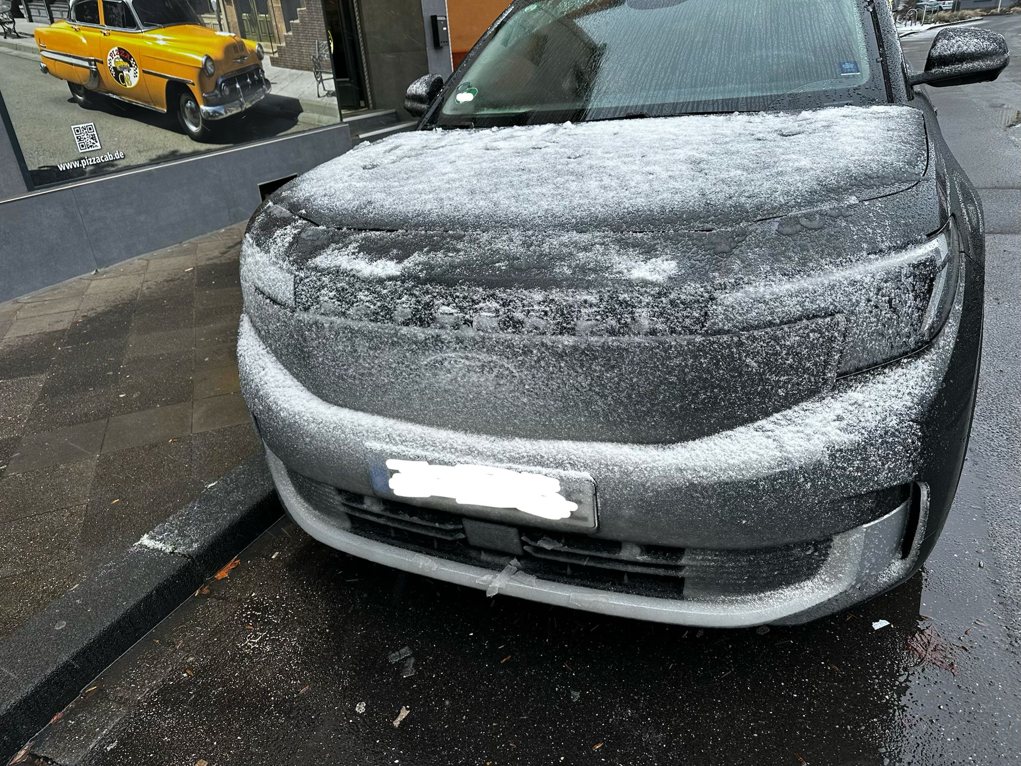 Der Schneeflug ohne Assistenzsysteme xD